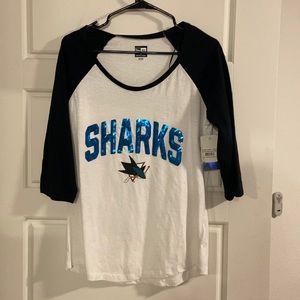 San Jose Sharks 3/4 Shirt